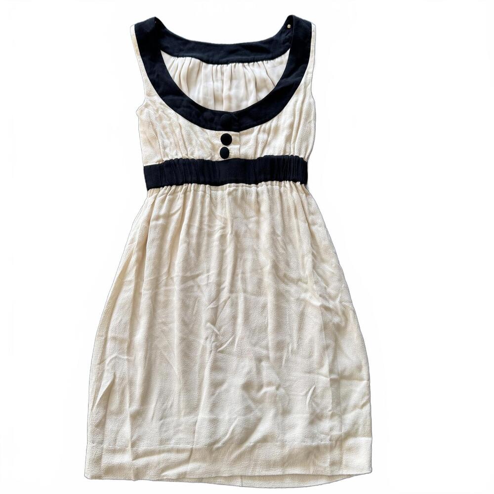 Kate‎ Spade Cream and Black Mini Dress Size 0